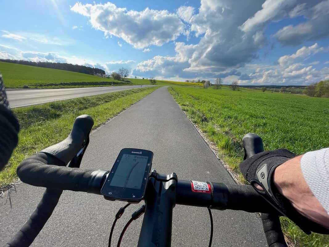 Entspannt auf dem Radweg Entspannt auf dem Radweg