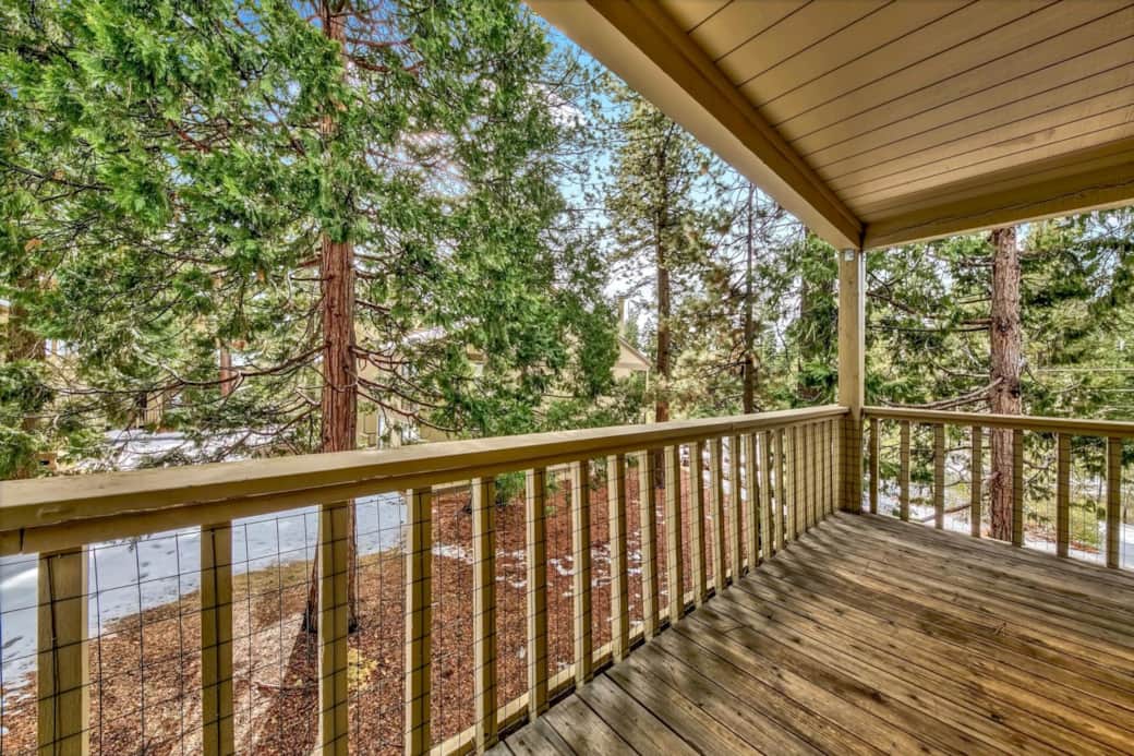 View from upstairs patio
