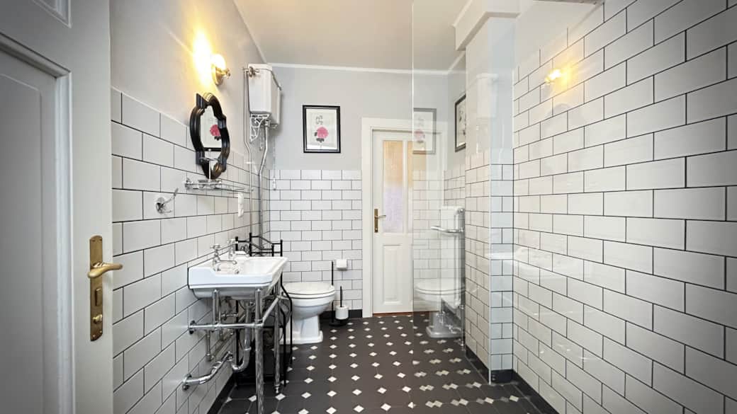 Badezimmer der Suite