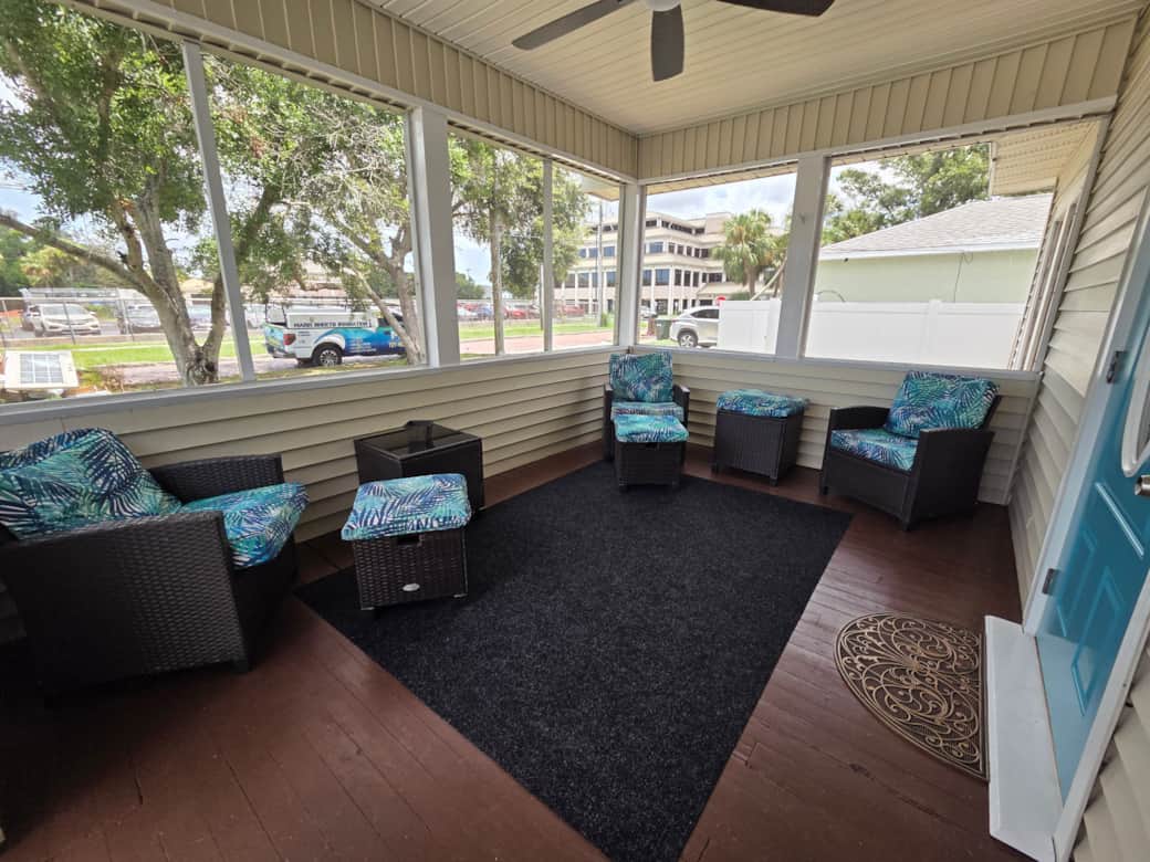 Screened-In Front Porch