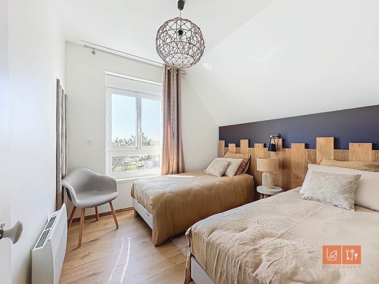 Chambre 2 lits simples