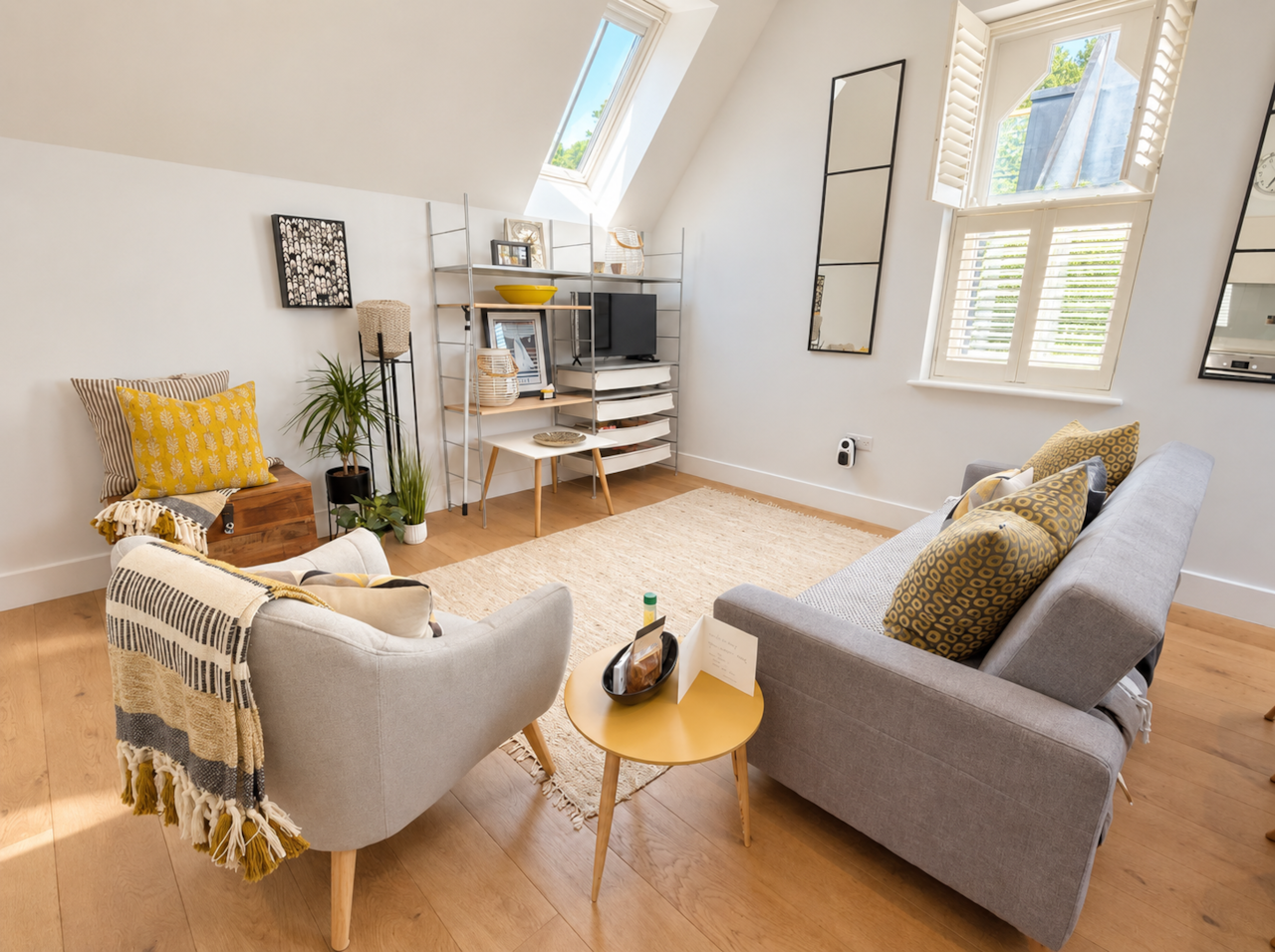 Open plan living area