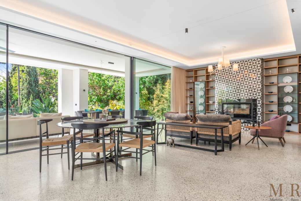 Cosy comfortable lounge.