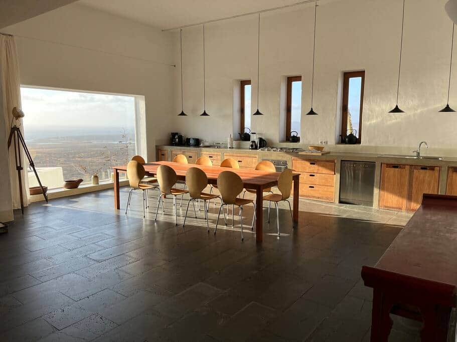 enjoy spectalular ocean and sunset view while dining