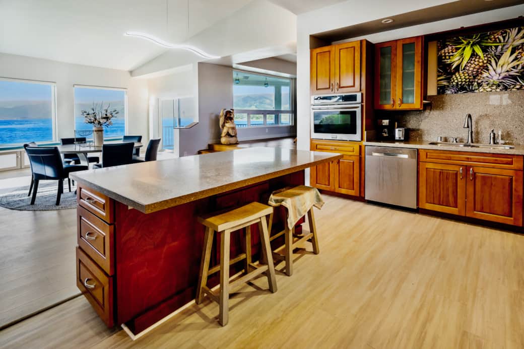 Kitchen and dining area