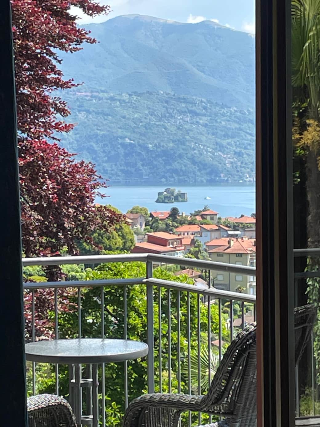 Terrasse seeblick Lago maggiore villa angelina cannero riviera zaffiro