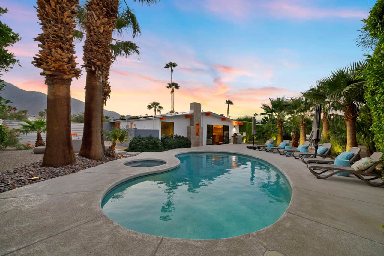 Pool + Mountain Views