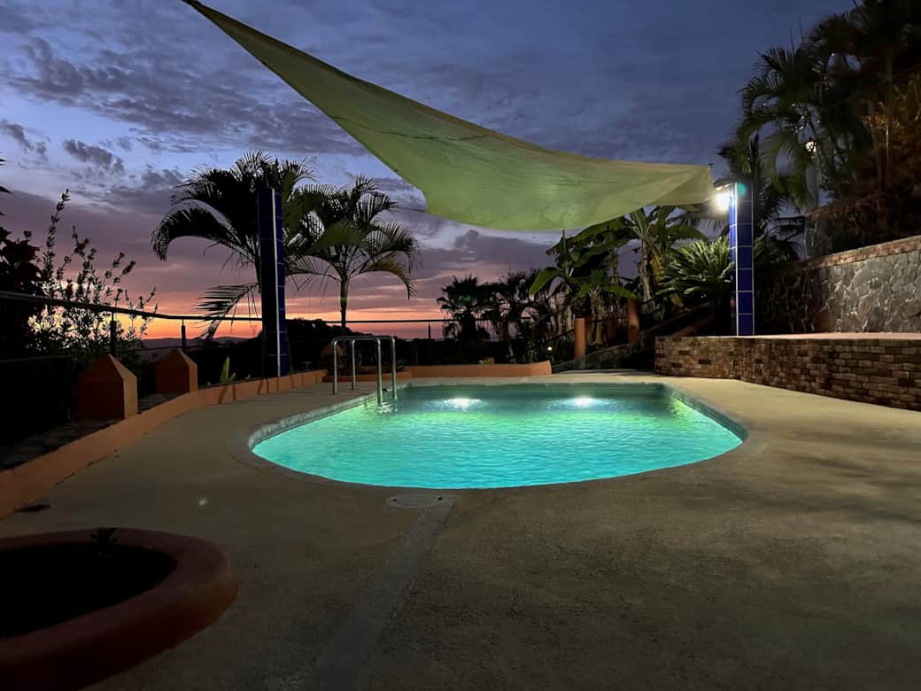Pool dusk glow 2