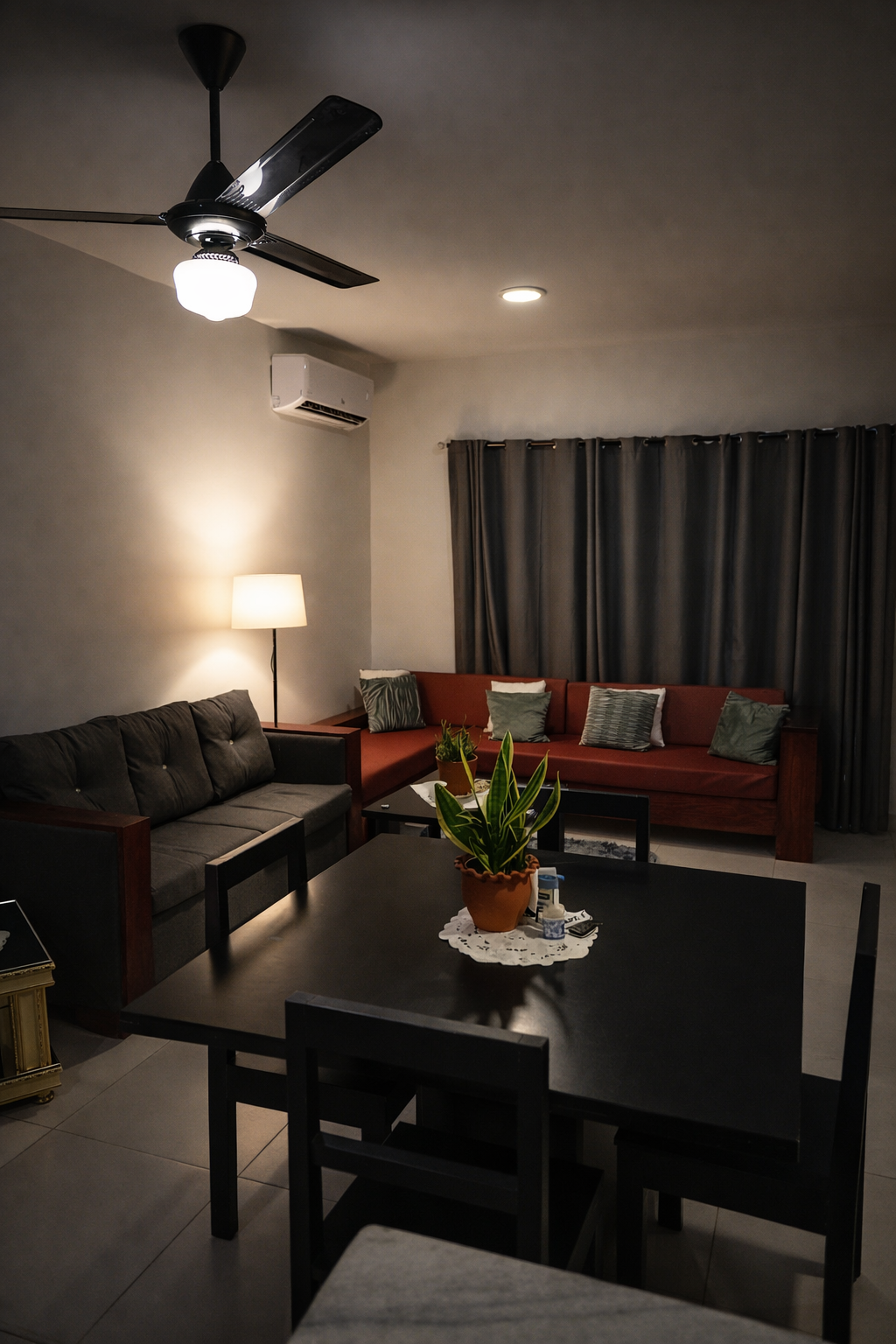 Foto del la sala a oscura