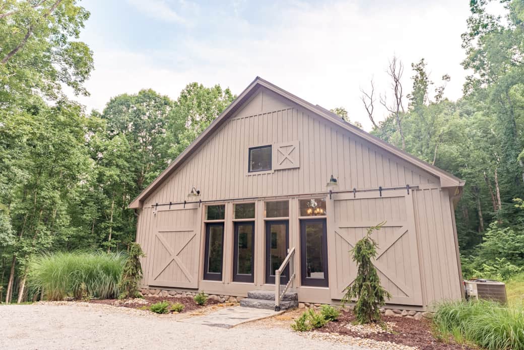 Front of Scout's - where you arrive