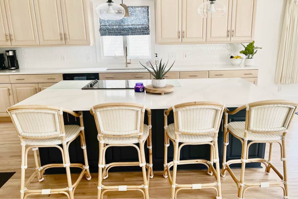 Newly updated kitchen with Quartz Countertops