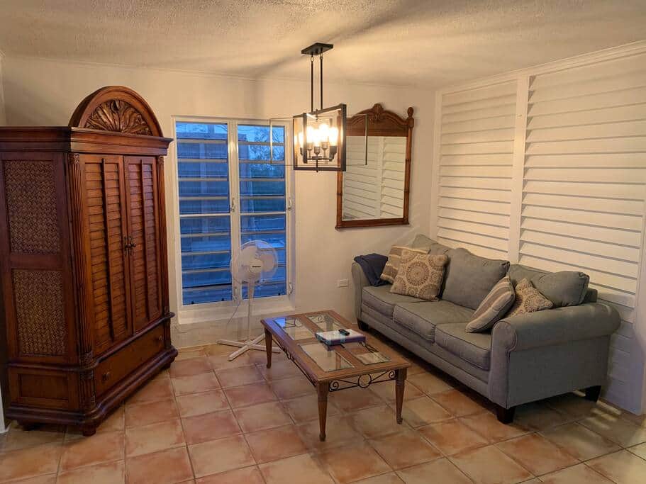 Relax in your living room, kick back and watch a movie. 