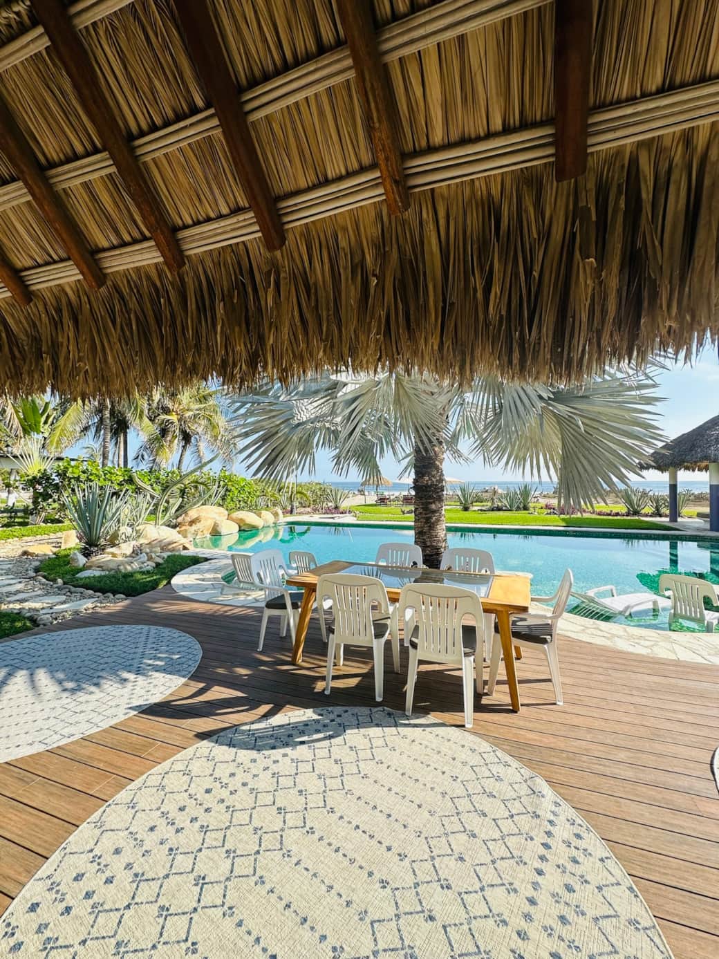 Outdoor Seating Area With Table Outdoor Seating Area With Table