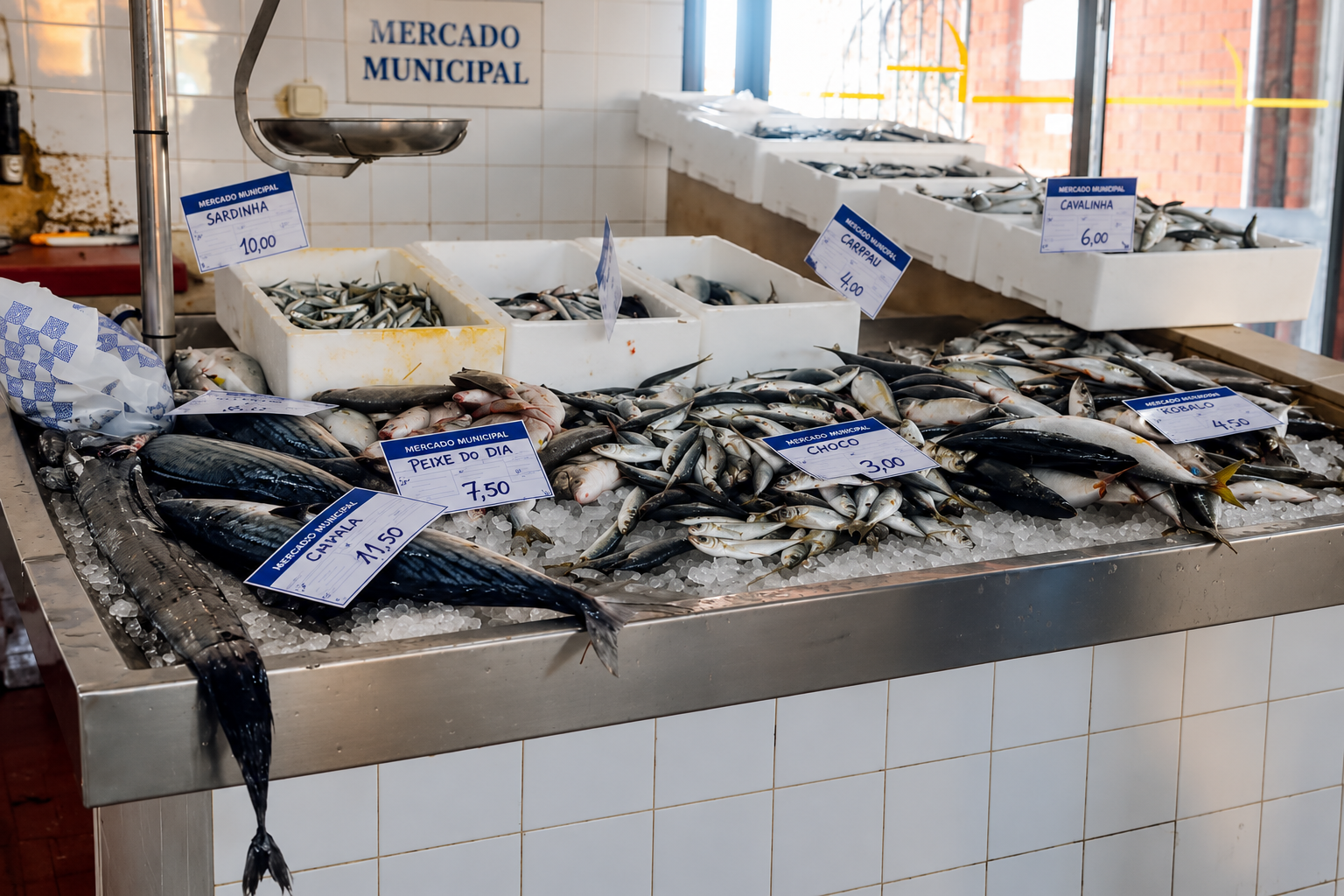 Visiter un marché aux poissons local