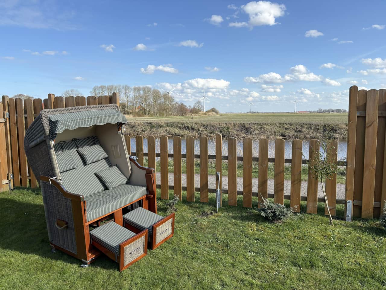 Gartenblick/Strandkorb