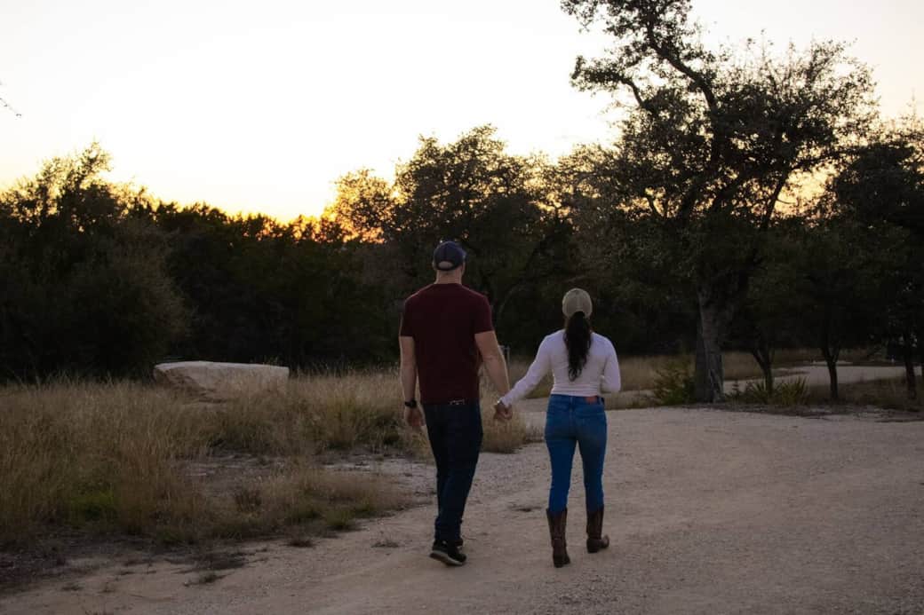 Take a stroll on the property