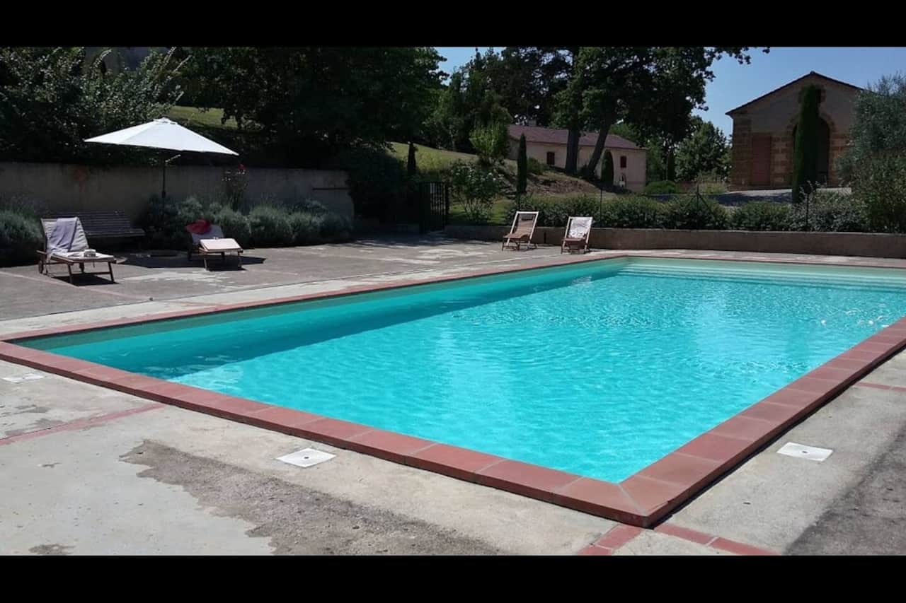 Pool, Domaine du Château de Beaulieu, Gers
