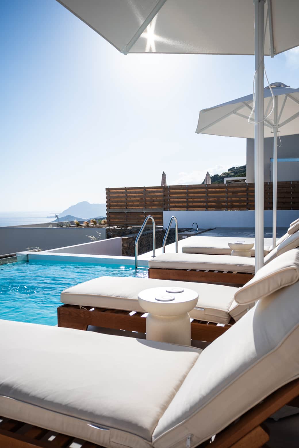 Private pool and panoramic views