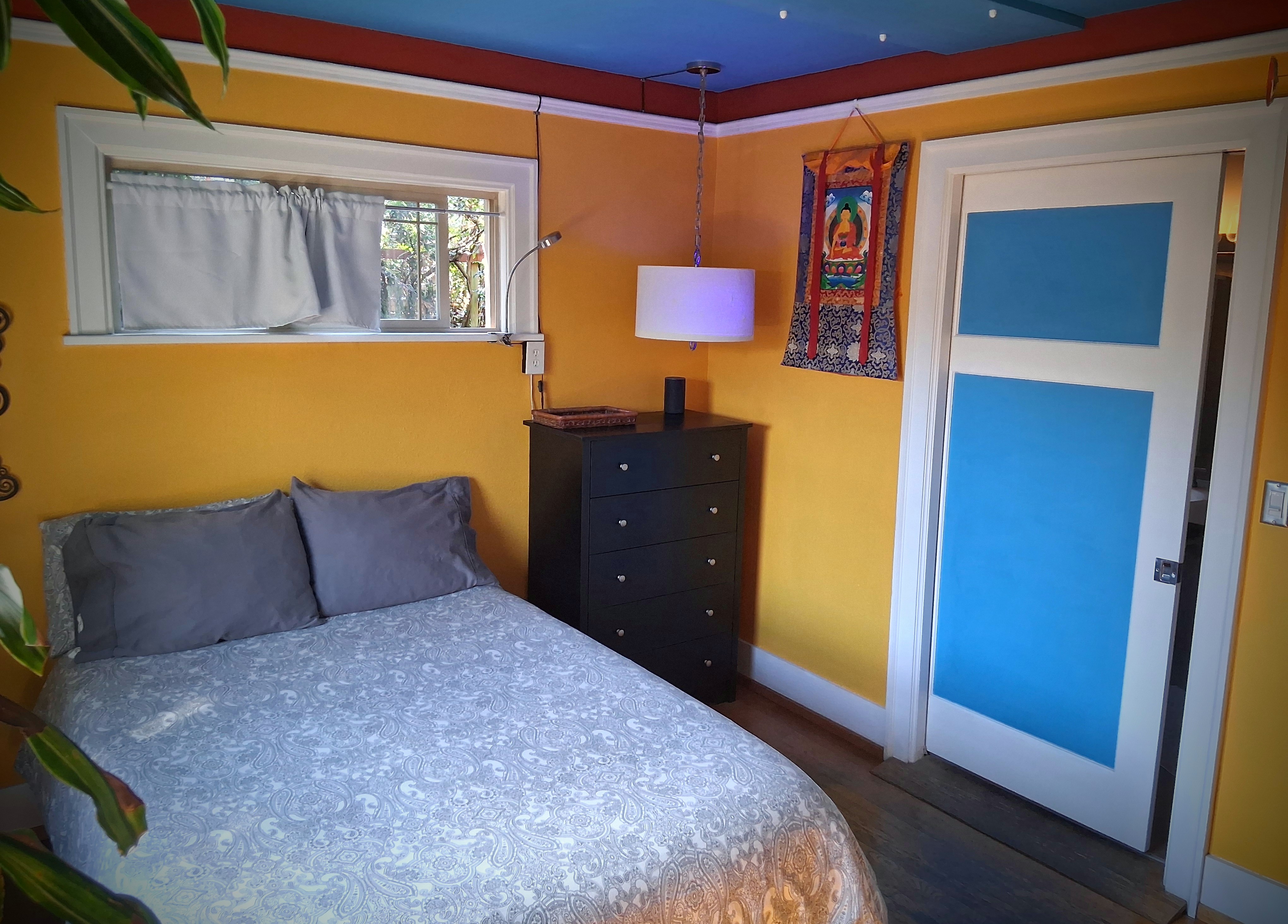 "Alexa, turn light-1 blue.  Alexa, open ocean sounds by sleep jar." Zzzzz...