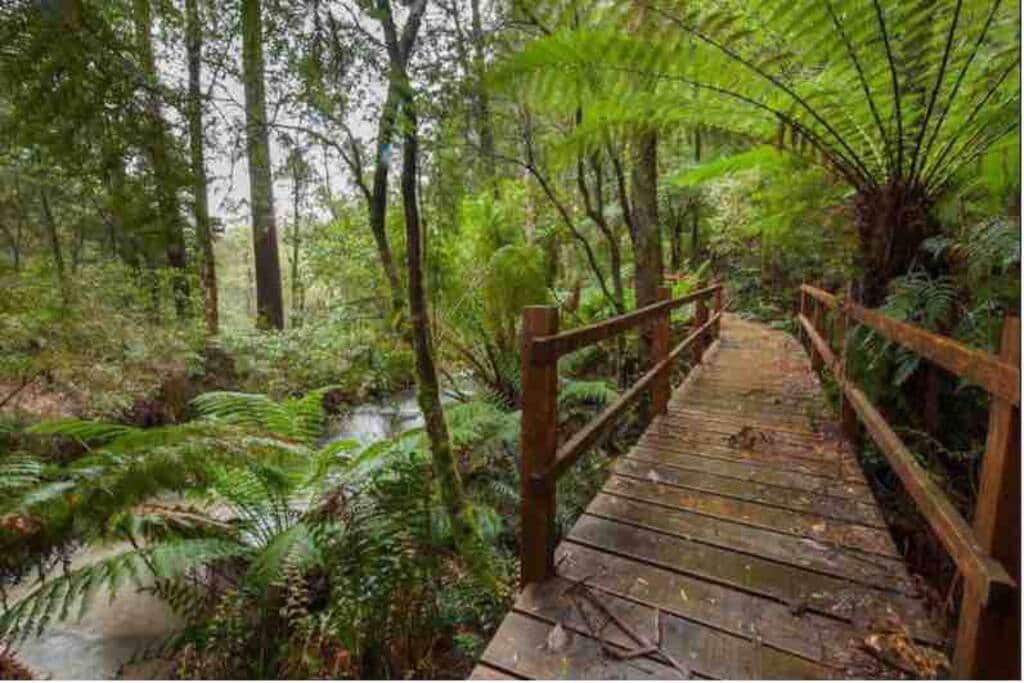 Bridges and walkways on private land