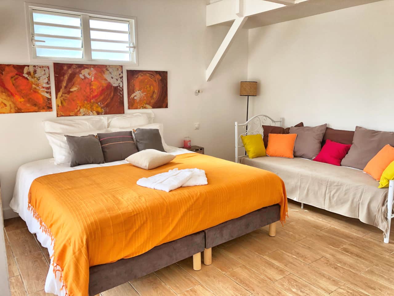 La chambre du gîte Exotik