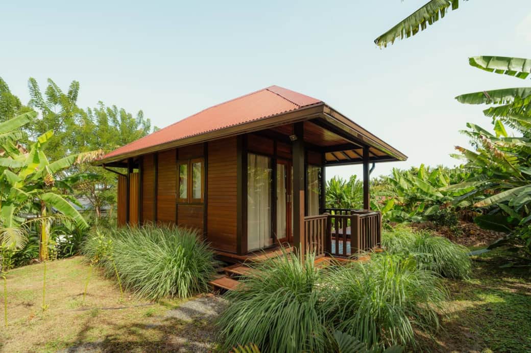 vue d'ensemble du bungalow