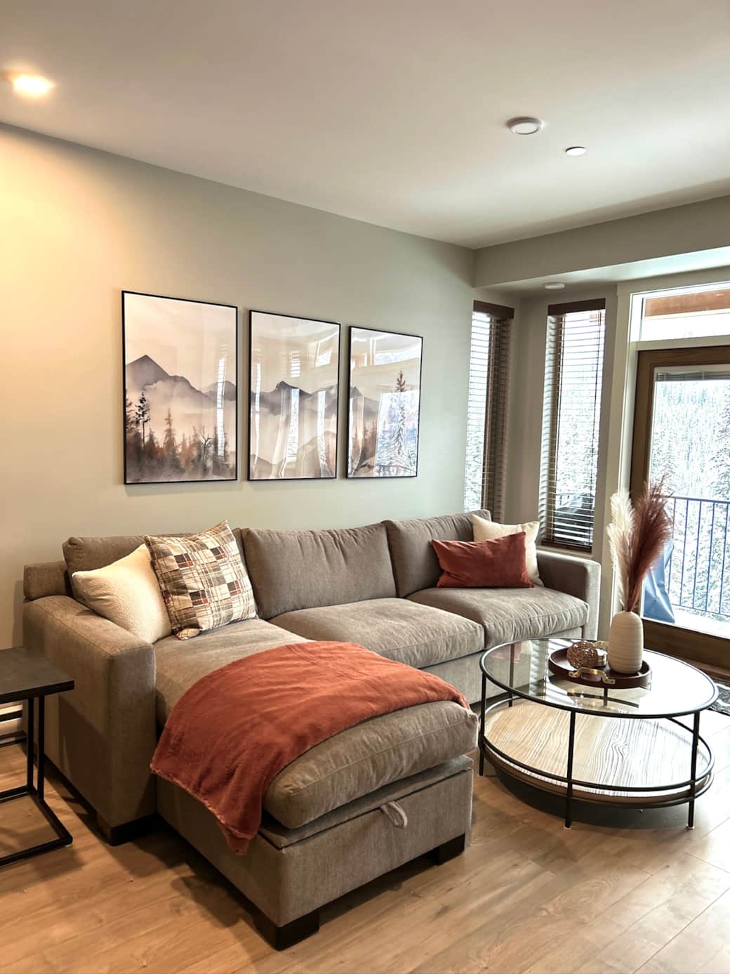 Large down-filled sofa