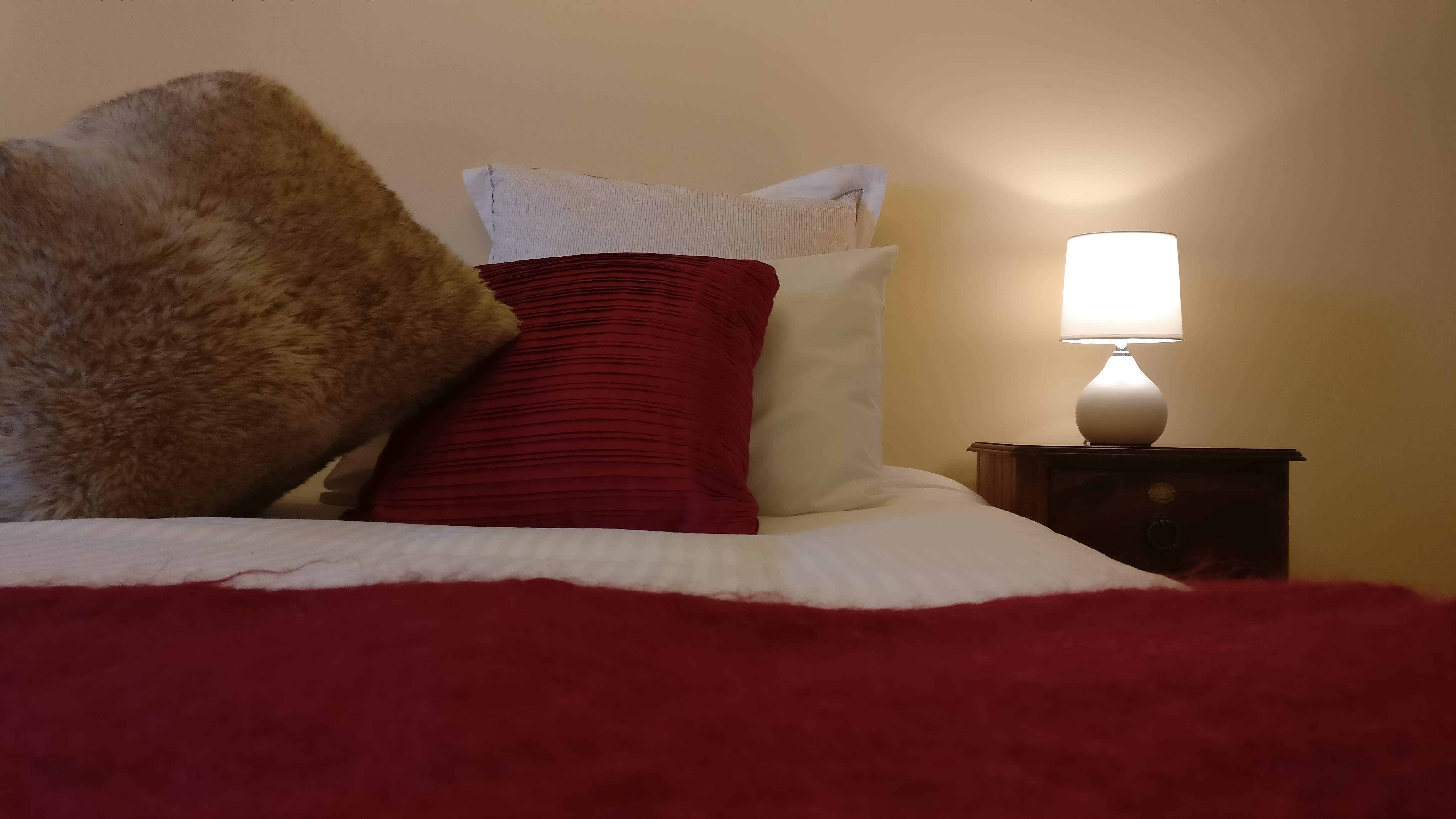 Luxurious bedding with beautiful towels and linen provided 