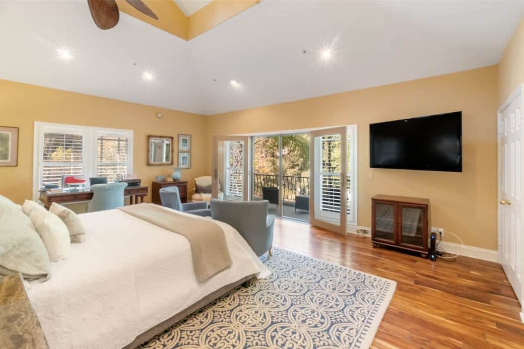 King Bed - 1st Master with Private Balcony