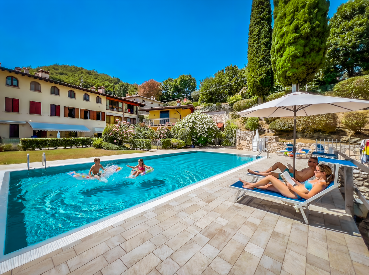 Vista della piscina