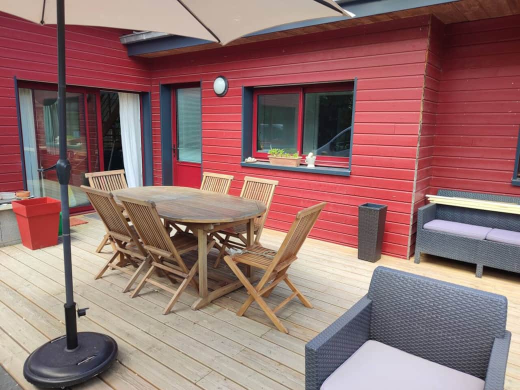 Terrasse cloturée