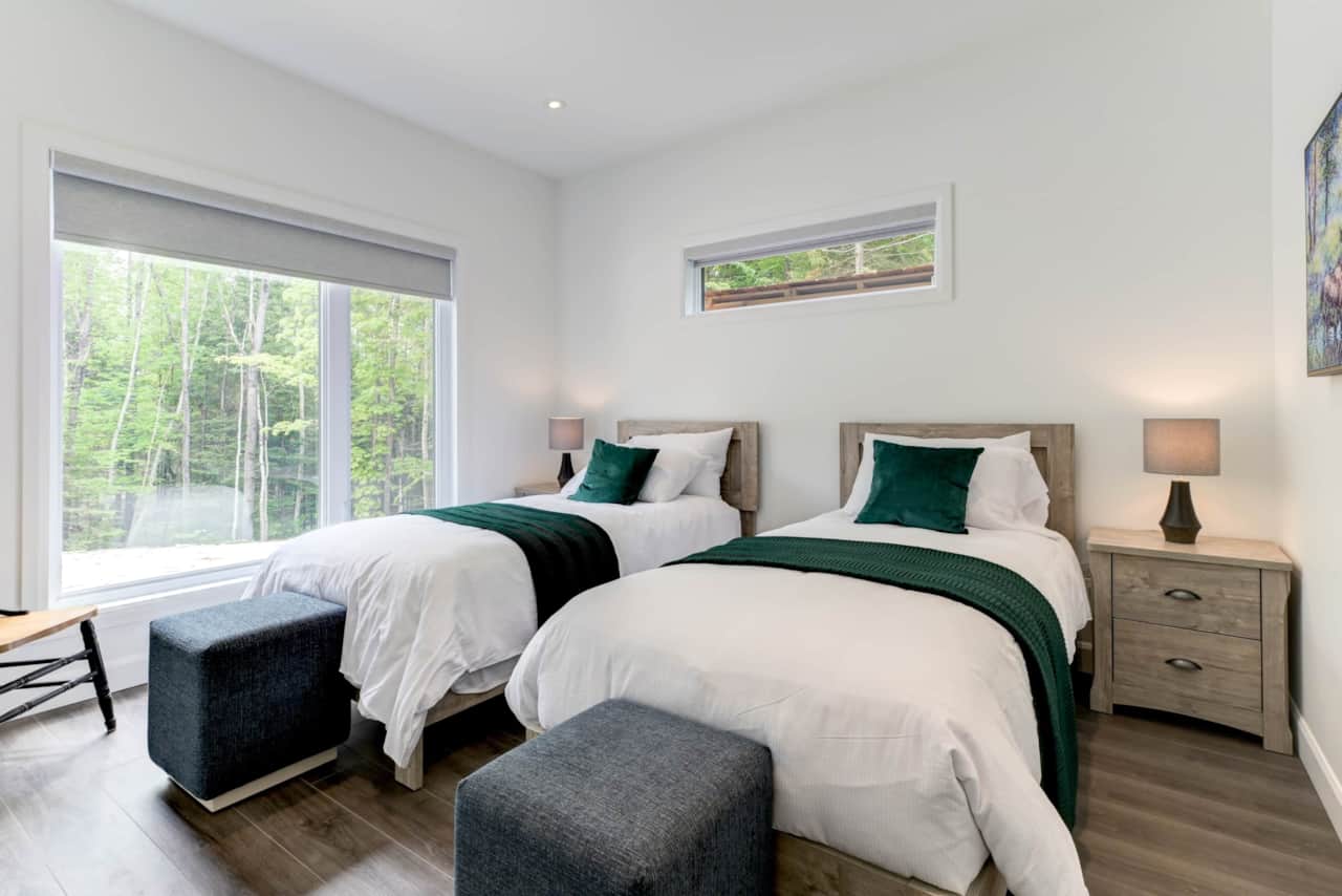 Chambre #2 - 2 lits simples