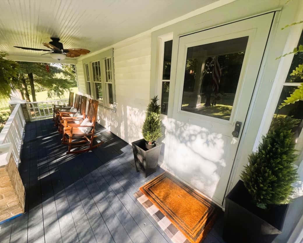 Front Porch with Rockers