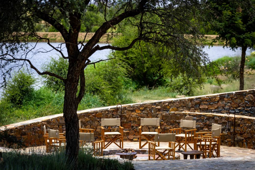 Have a Seat at Our BBQ Area
