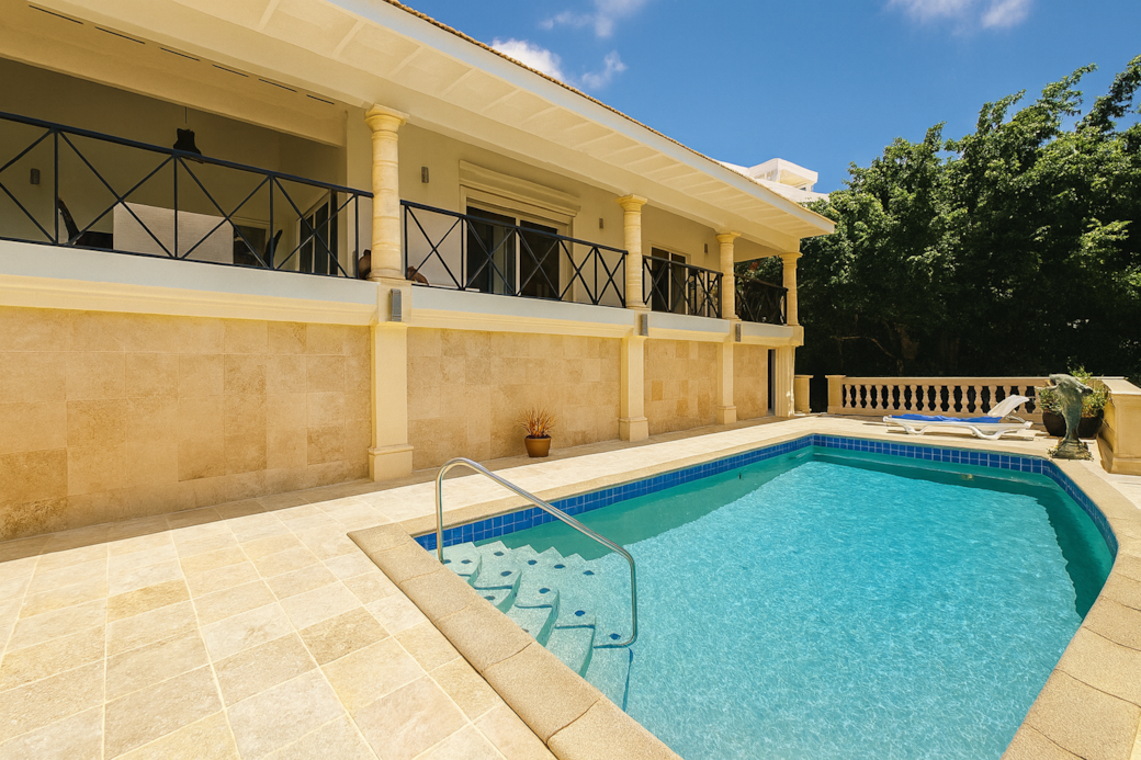Mediterranean Villa Poolside Serenity