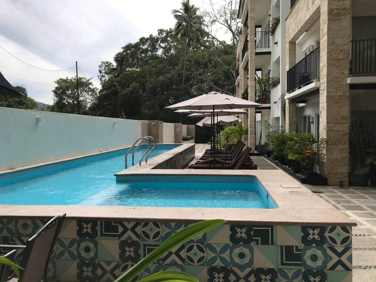 Beautiful Pools in the Courtyard