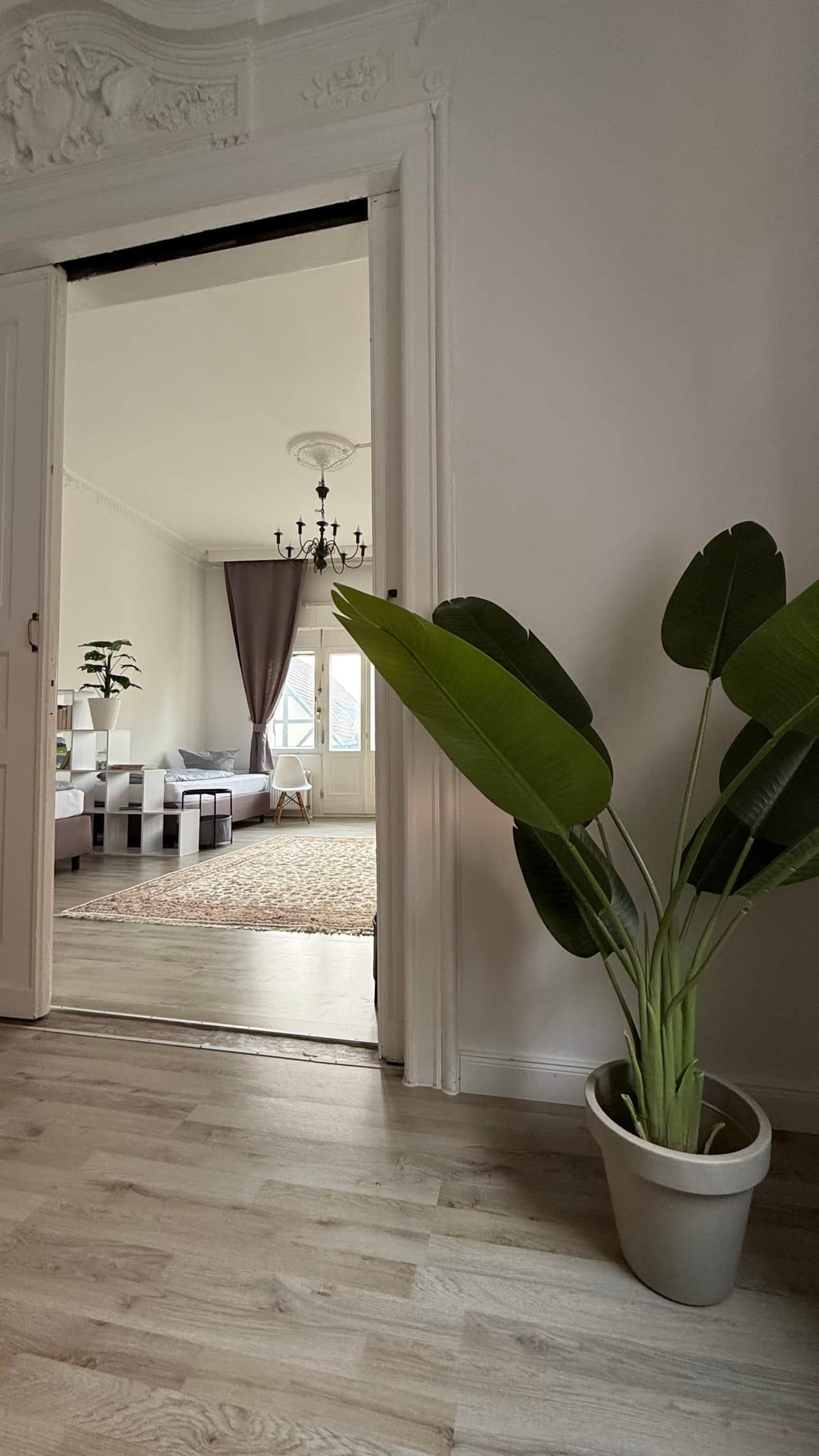 Blick ins große Schlafzimmer