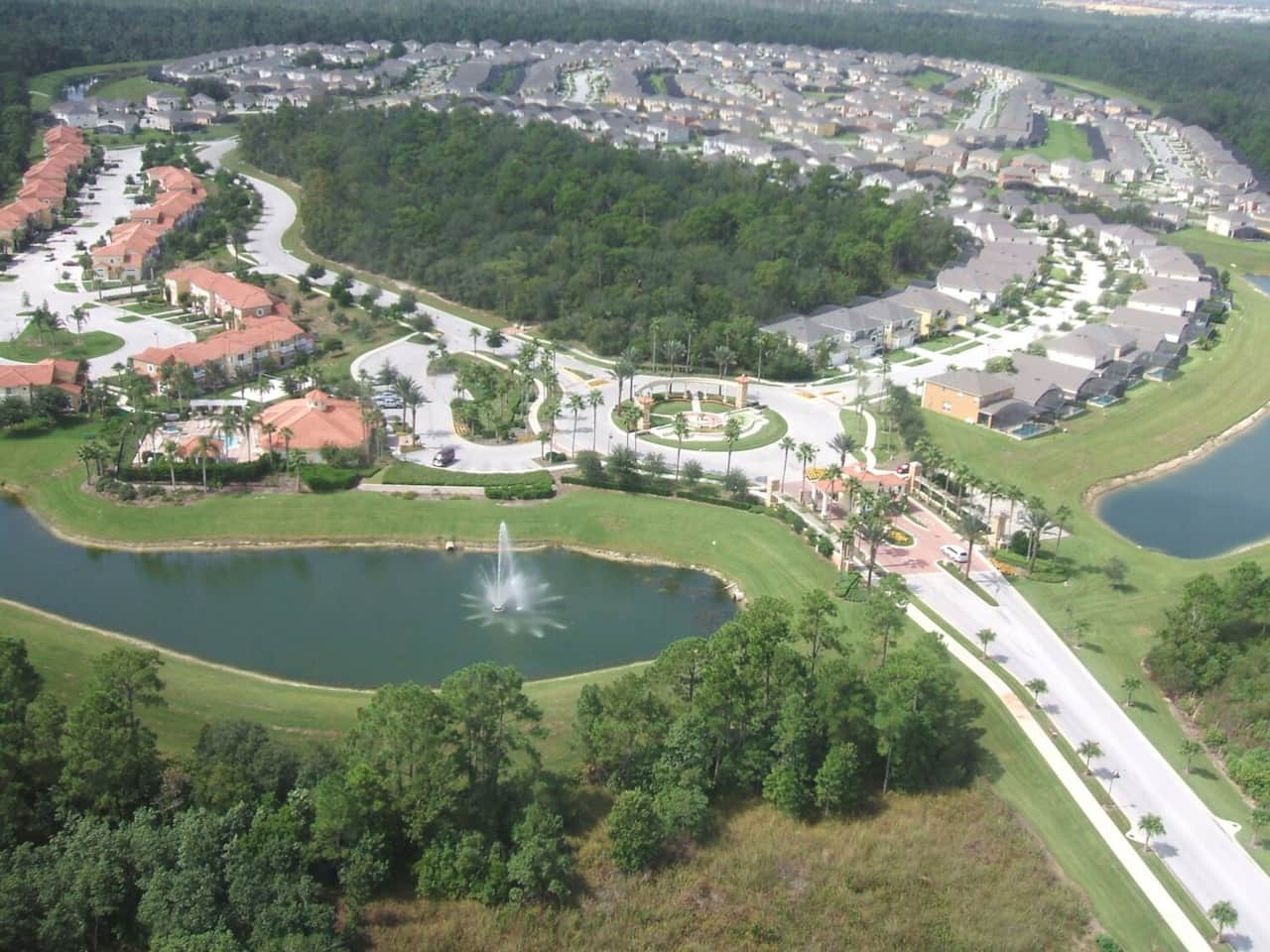An aerial view of Emerald Island Resort