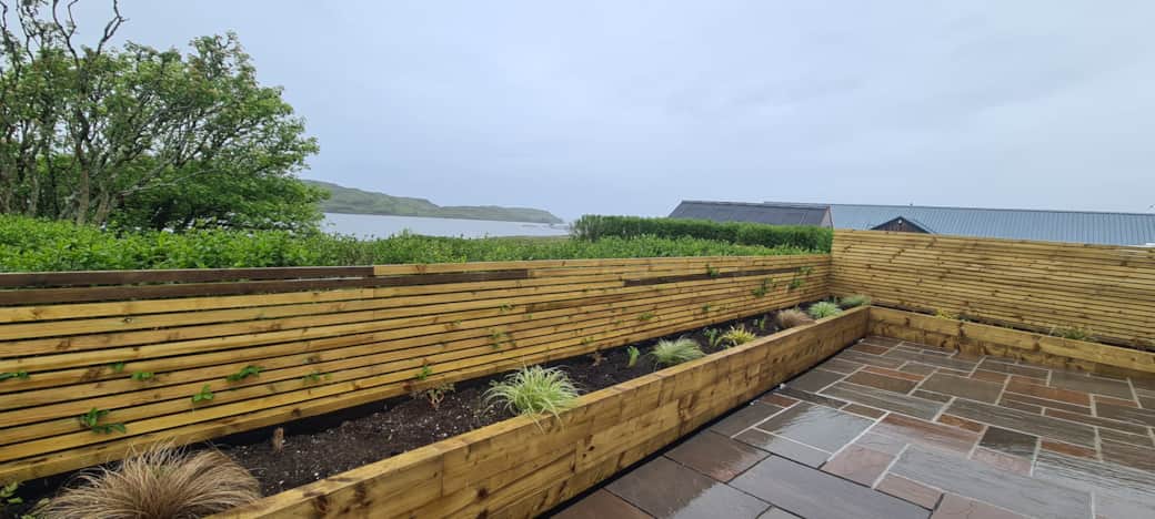 The Chalet, Patio view