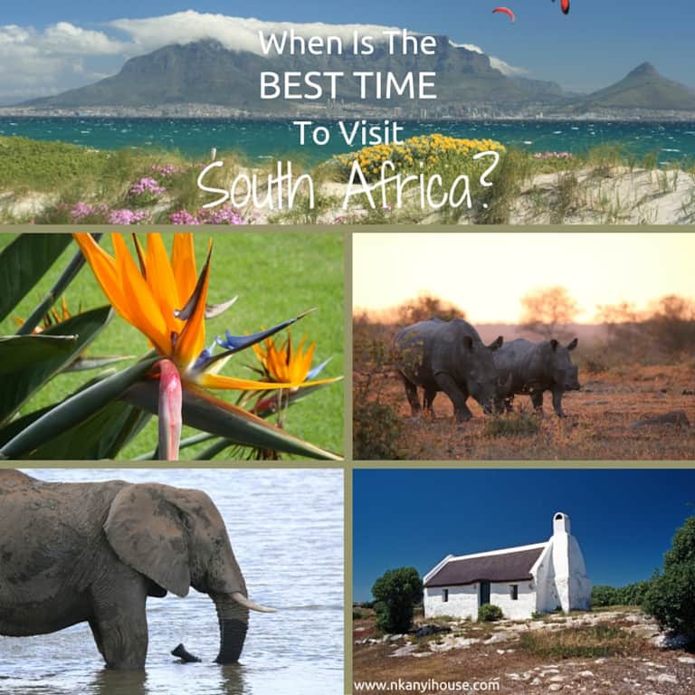 Best time to visit South Africa
