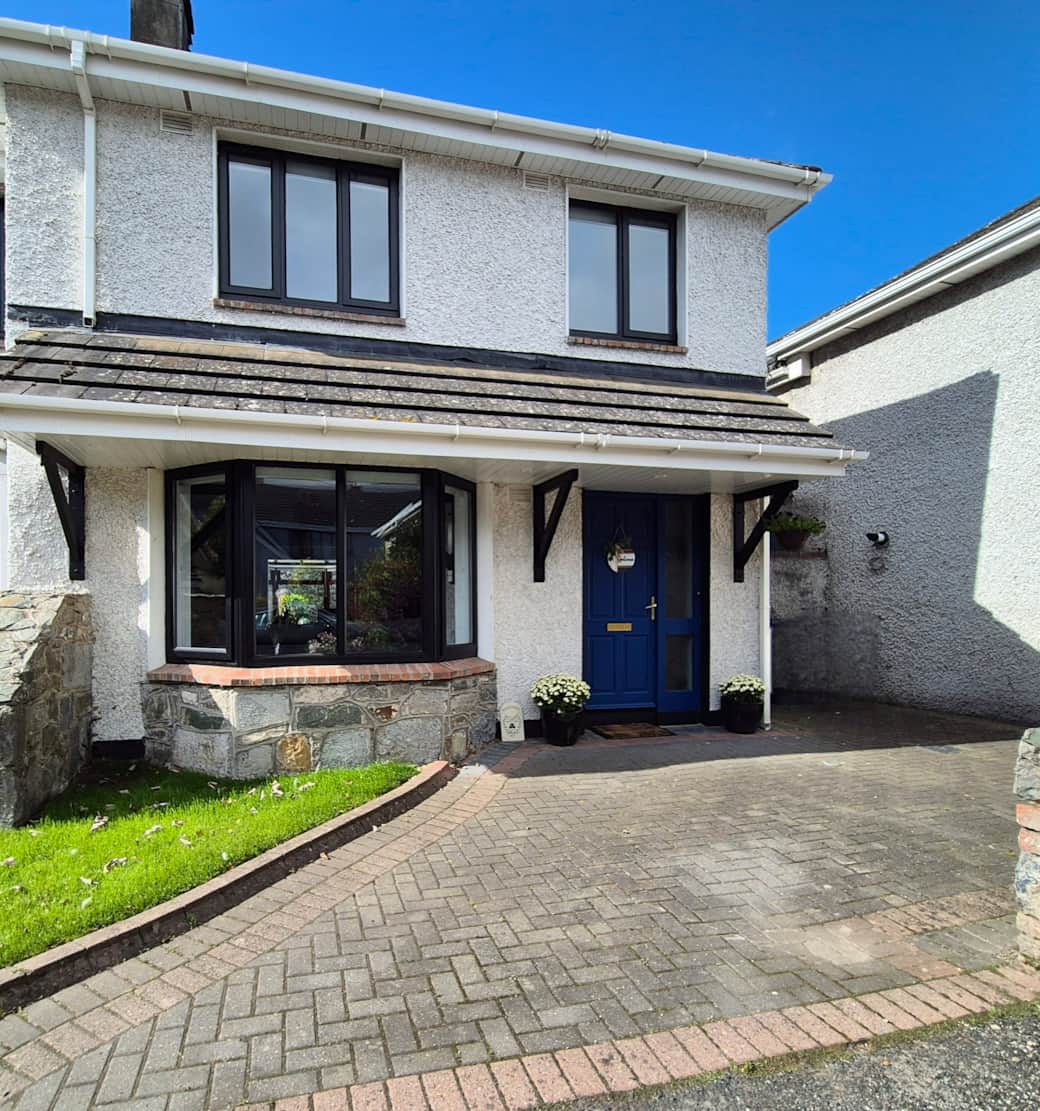 The house with the blue door