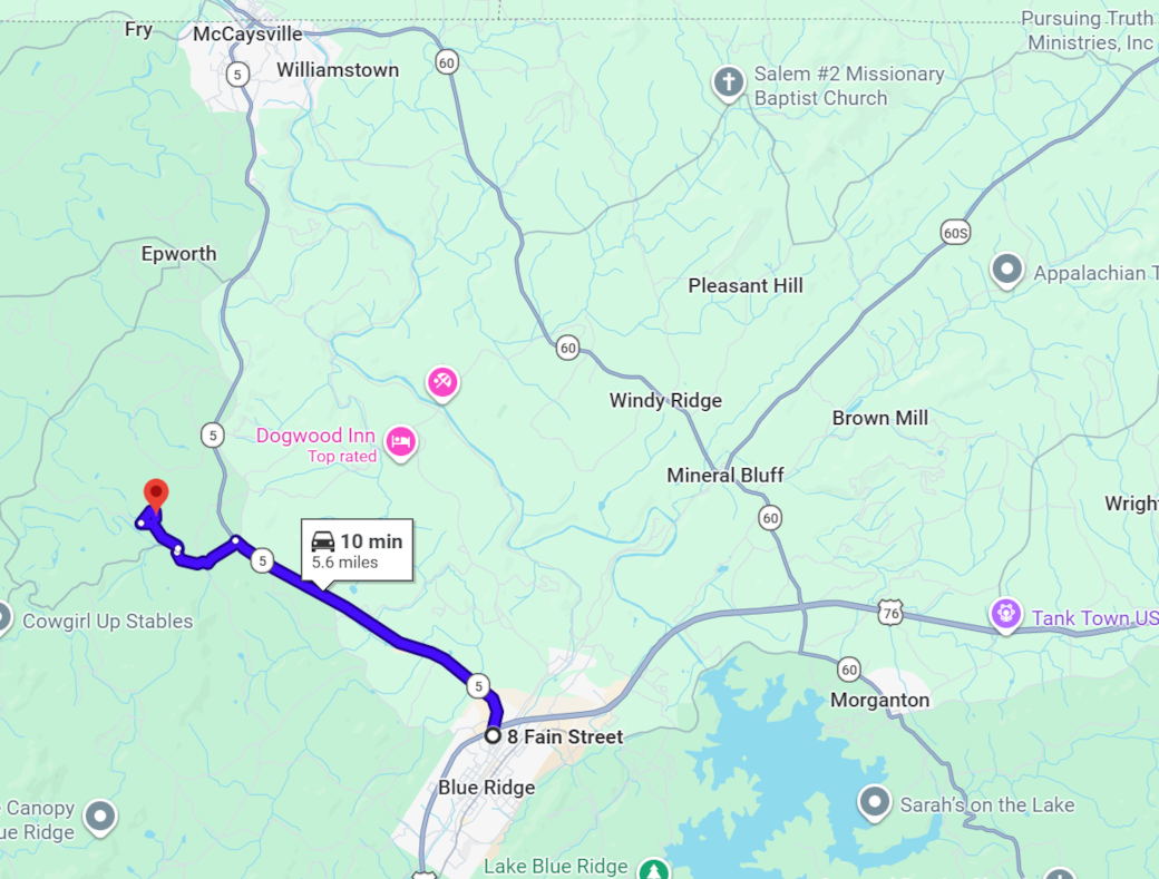 Map of the property location