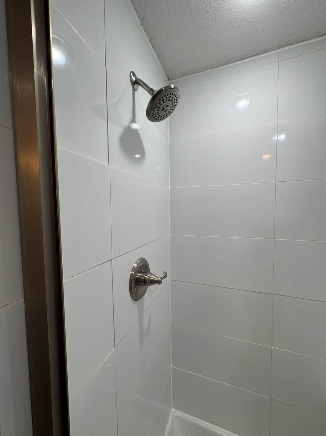 New master bath shower tile