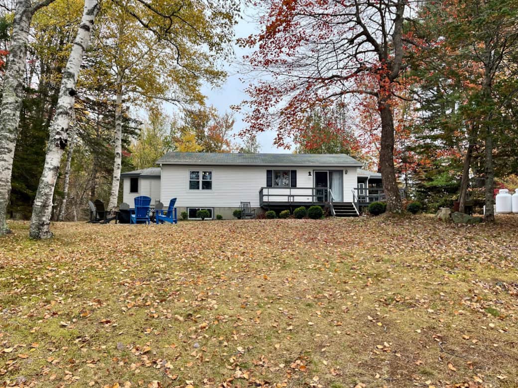 Back of House in Fall Back of House in Fall