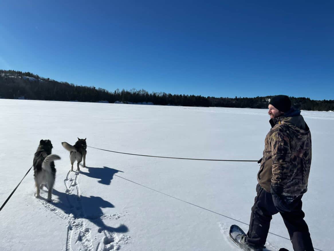 Feel free to go adventuring wherever you'd like - including Denvic Lake (did we mention you should bring your pets?)