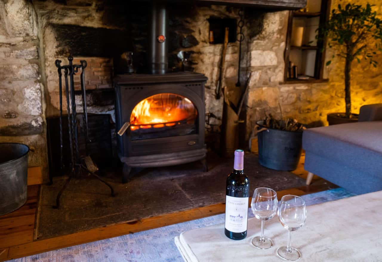 Enjoy an efficient wood stove. Firewood provided.