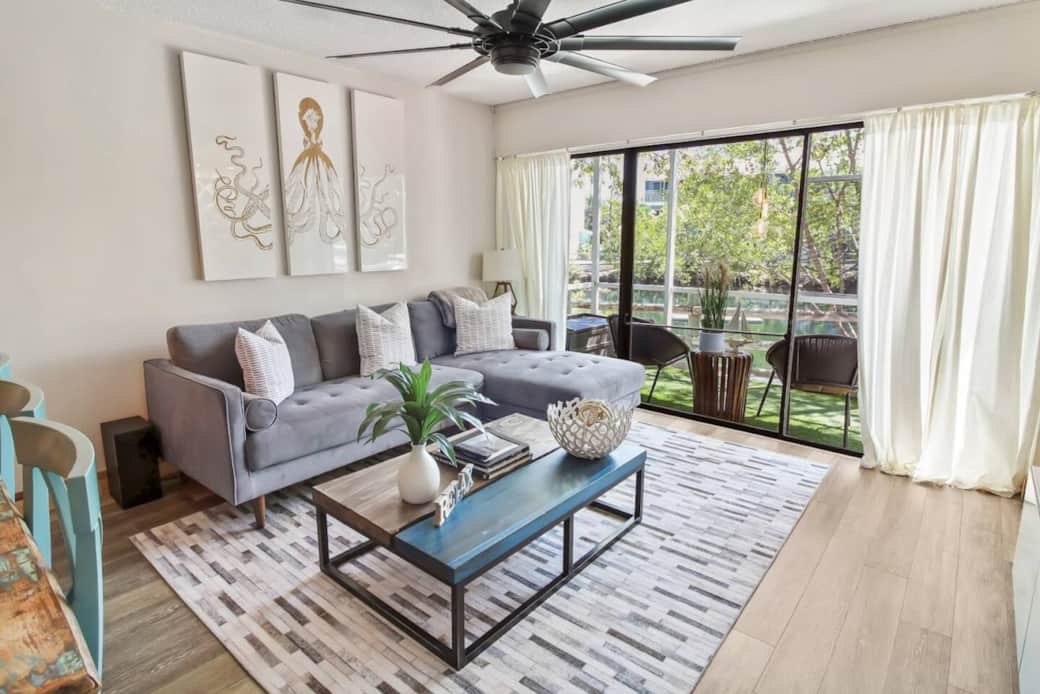 Bright and airy open living space designed for comfort, connection, and effortless flow.