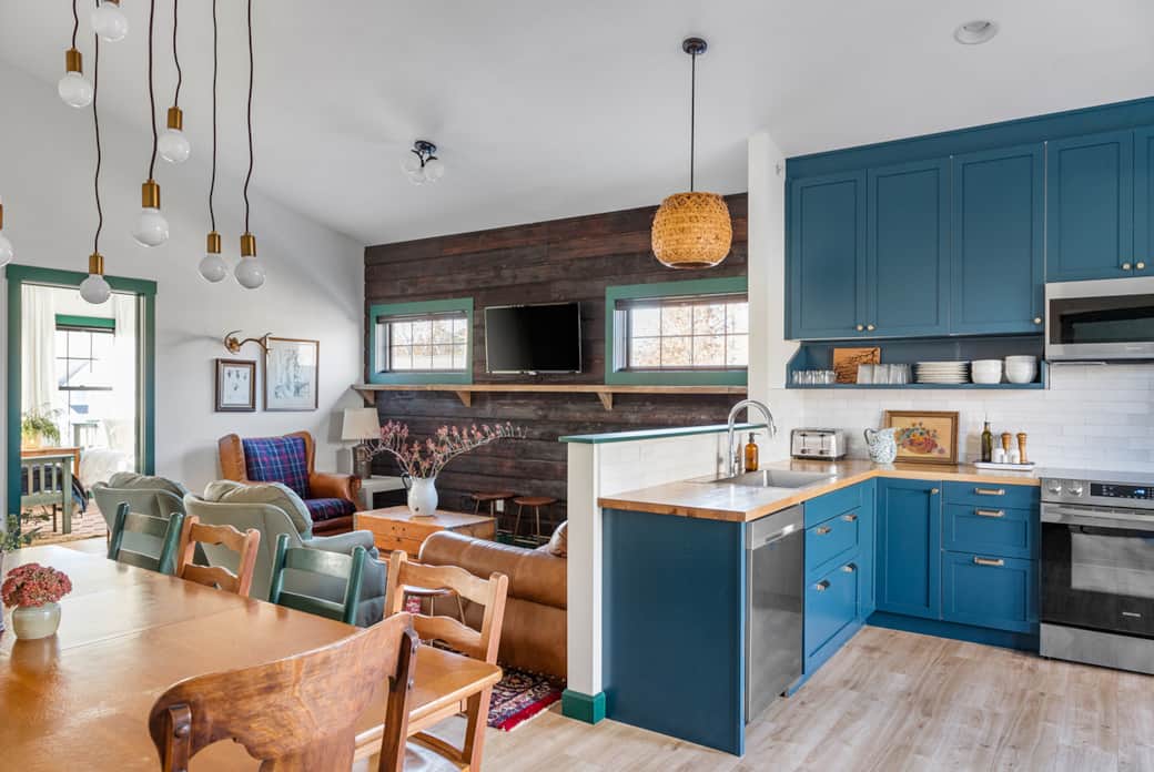 3 West Barn Burner Dining Kitchen Living