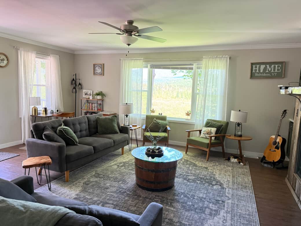 Living Area from Kitchen