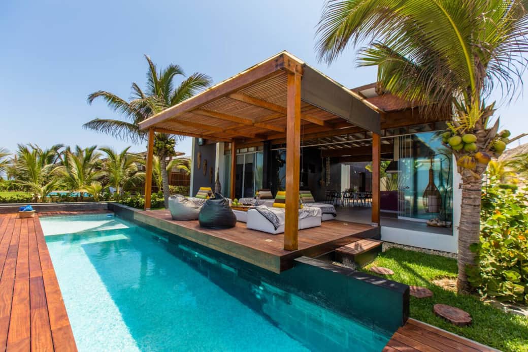 Punta Sal beachfront vacation rental home
